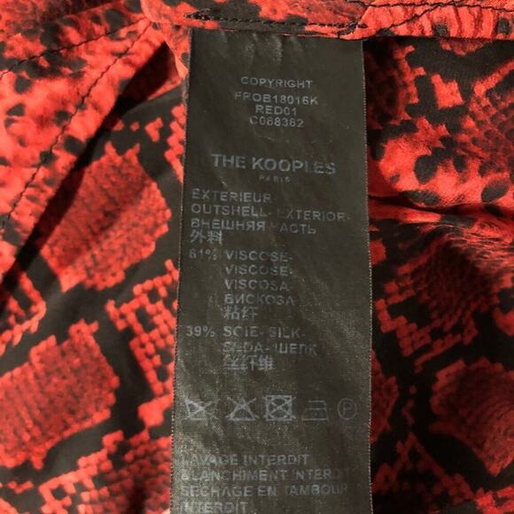 The Kooples Dress Snake Print Dress Small - Picture 13 of 16